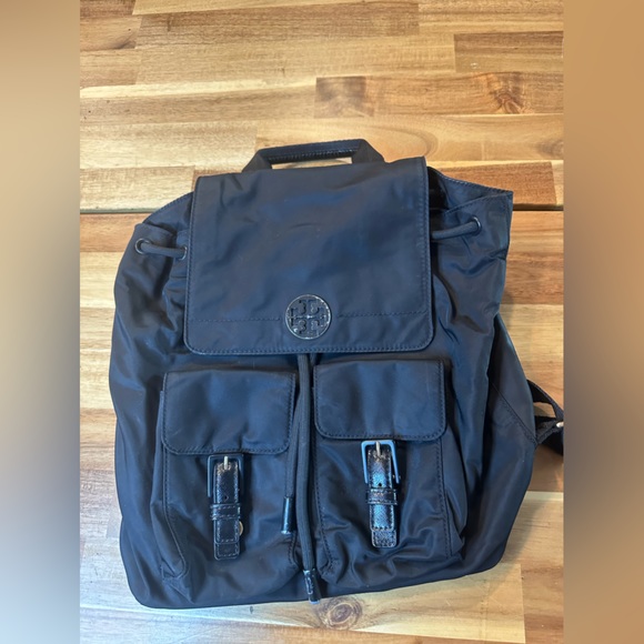 Tory Burch Black Nylon Backpack - Picture 11 of 13